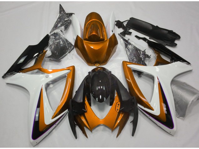 06-07 Degradado Naranja & Blanco GSXR 600-750 Carenado 06-07 Degradado Naranja & Blanco GSXR 600-750 Carenado