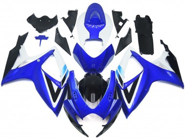 06-07 Estilo Azul Intenso & Azul Claro OEM GSXR 600-750 Carenado