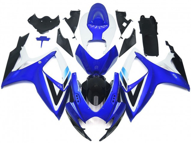 06-07 Estilo Azul Intenso & Azul Claro OEM GSXR 600-750 Carenado 06-07 Estilo Azul Intenso & Azul Claro OEM GSXR 600-750 Carenado