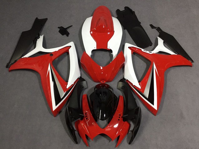 06-07 Estilo Rojo GSXR 600-750 Carenado 06-07 Estilo Rojo GSXR 600-750 Carenado