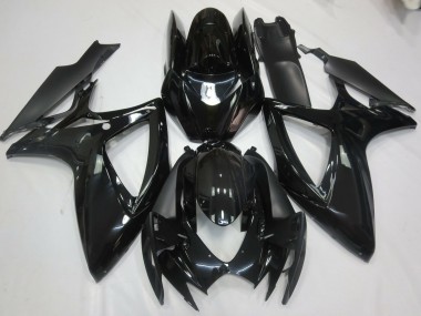 06-07 Negro Brillante GSXR 600-750 Carenado