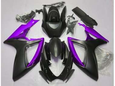 06-07 Negro Mate & Morado GSXR 600-750 Carenado