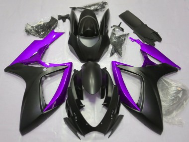 06-07 Negro Mate & Morado GSXR 600-750 Carenado