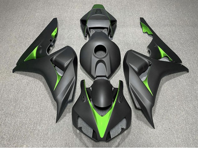 06-07 Negro Mate & Verde CBR1000RR Carenado 06-07 Negro Mate & Verde CBR1000RR Carenado