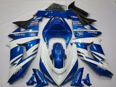 06-07 Ninja Azul Blanco ZX10R Carenado