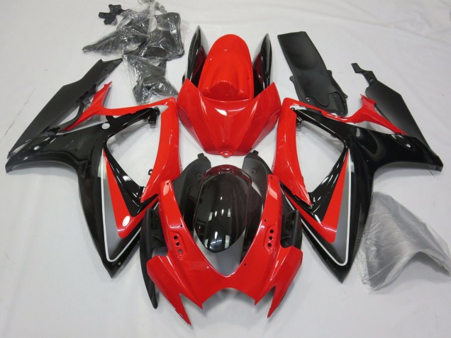 06-07 OEM Estilo Rojo GSXR 600-750 Carenado 06-07 OEM Estilo Rojo GSXR 600-750 Carenado