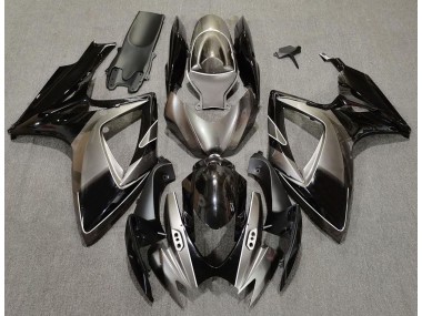 06-07 Plata Oscura & Negro GSXR 600-750 Carenado