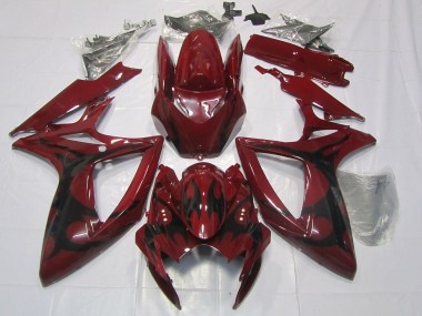 06-07 Rojo Granate GSXR 600-750 Carenado