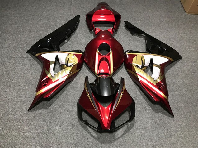 06-07 Rojo Intenso & Dorado CBR1000RR Carenado 06-07 Rojo Intenso & Dorado CBR1000RR Carenado