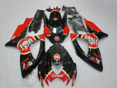 06-07 Rojo Lucky Strike GSXR 600-750 Carenado