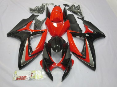 06-07 Rojo & Negro GSXR 600-750 Carenado