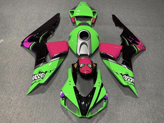 06-07 Tiburón Verde CBR1000RR Carenado 06-07 Tiburón Verde CBR1000RR Carenado