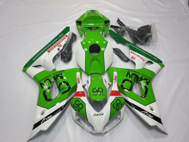 06-07 Verde & Blanco CBR1000RR Carenado 06-07 Verde & Blanco CBR1000RR Carenado