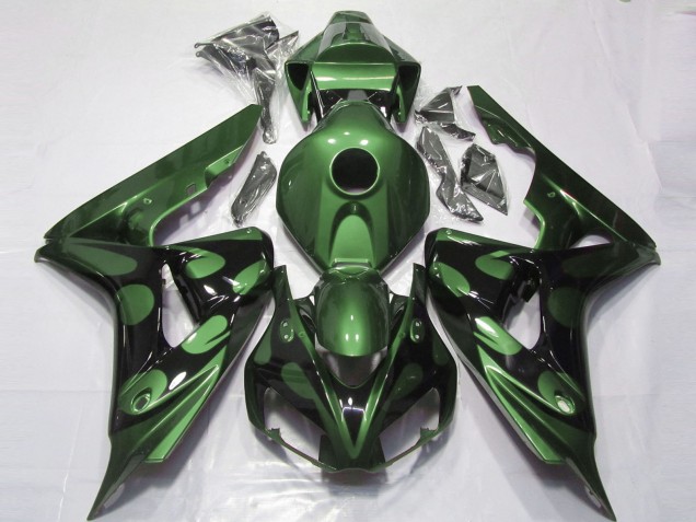 06-07 Verde Brillante & Negro CBR1000RR Carenado