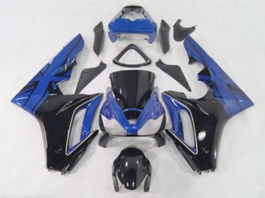 06-08 Bandera Azul / Negro Daytona 675 Carenado