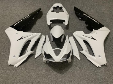 06-08 Blanco Brillante & Negro Daytona 675 Carenado