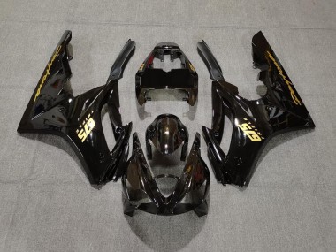 06-08 Negro Brillante & Dorado Daytona 675 Carenado