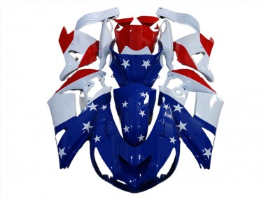 06-11 Bandera Estadounidense ZX14R Carenado