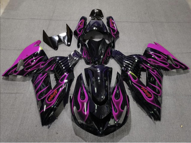 06-11 Rosa Llama ZX14R Carenado 06-11 Rosa Llama ZX14R Carenado