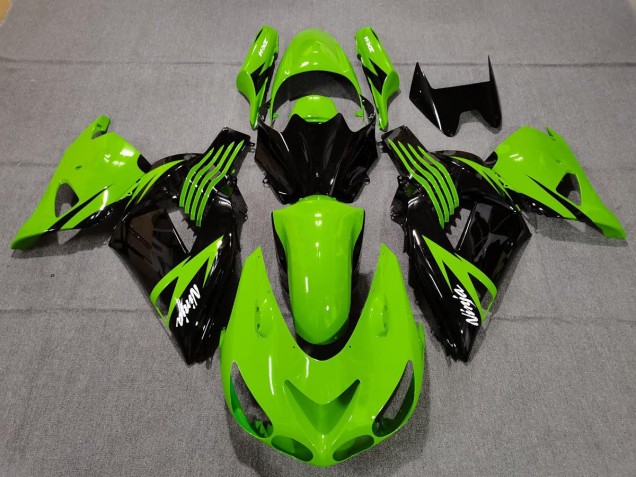 06-11 Verde Lima & Negro ZX14R Carenado 06-11 Verde Lima & Negro ZX14R Carenado