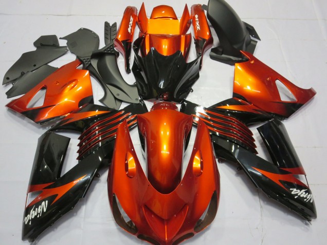 06-11 Verde Negro ZX14R Carenado 06-11 Verde Negro ZX14R Carenado