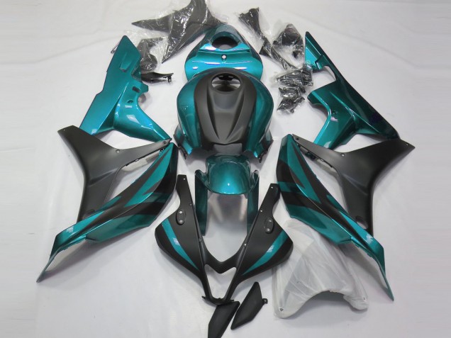 07-08 Azul Claro & Negro Mate CBR600RR Carenado 07-08 Azul Claro & Negro Mate CBR600RR Carenado