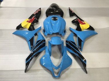 07-08 Azul Claro Rojo Toro CBR600RR Carenado