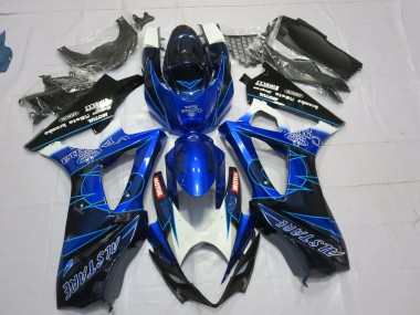 07-08 Azul & Negro Corona GSXR 1000 Carenado