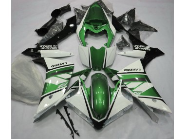 07-08 Blanco Brillante & Verde R1 Carenado
