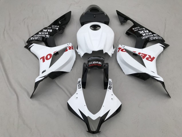 07-08 Blanco Mate & Rojo Repsol CBR600RR Carenado 07-08 Blanco Mate & Rojo Repsol CBR600RR Carenado