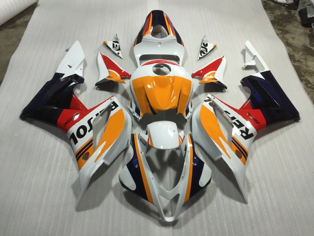 07-08 Blanco Personalizado Repsol CBR600RR Carenado 07-08 Blanco Personalizado Repsol CBR600RR Carenado