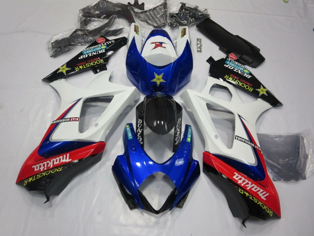 07-08 Blanco Rockstar GSXR 1000 Carenado 07-08 Blanco Rockstar GSXR 1000 Carenado