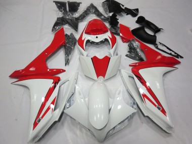 07-08 Blanco Rojo Personalizado R1 Carenado