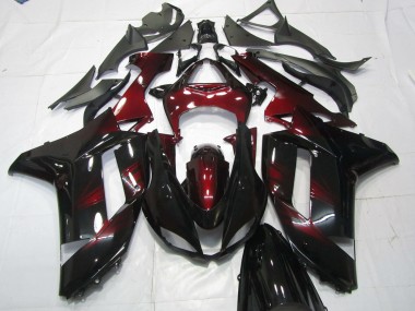 07-08 Color Rojo Oscuro ZX6R Carenado