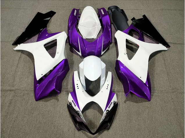 07-08 Diseño Personalizado Morado GSXR 1000 Carenado 07-08 Diseño Personalizado Morado GSXR 1000 Carenado
