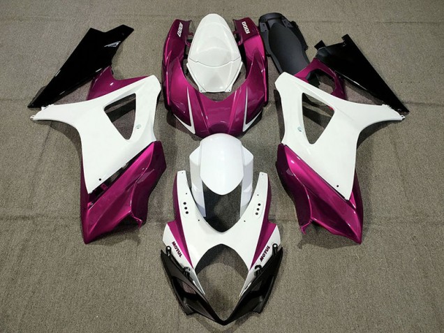 07-08 Diseño Personalizado Rosa GSXR 1000 Carenado 07-08 Diseño Personalizado Rosa GSXR 1000 Carenado