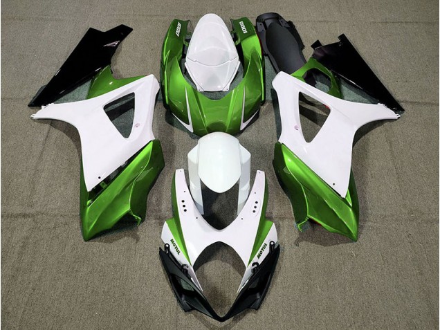 07-08 Diseño Personalizado Verde GSXR 1000 Carenado 07-08 Diseño Personalizado Verde GSXR 1000 Carenado
