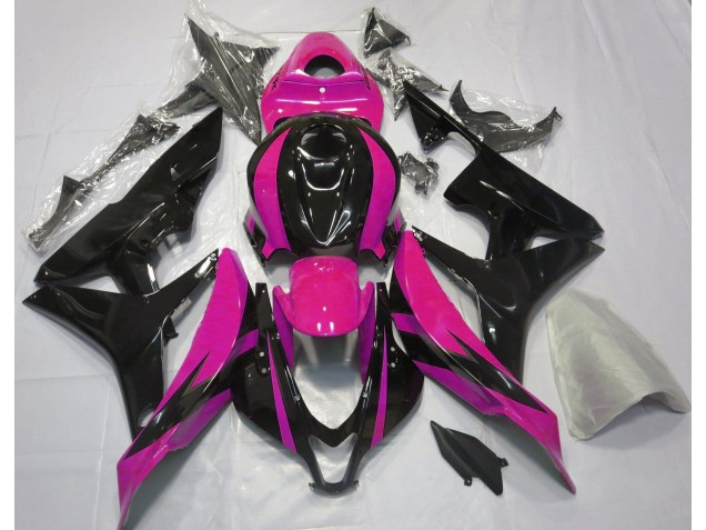 07-08 Diseño Rosa & Negro OEM CBR600RR Carenado 07-08 Diseño Rosa & Negro OEM CBR600RR Carenado