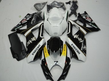 07-08 En Blanco & Negro GSXR 1000 Carenado