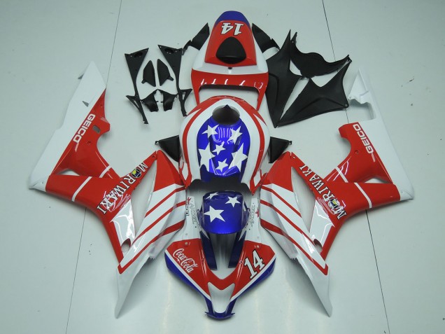 07-08 Geico 14 CBR600RR Carenado 07-08 Geico 14 CBR600RR Carenado