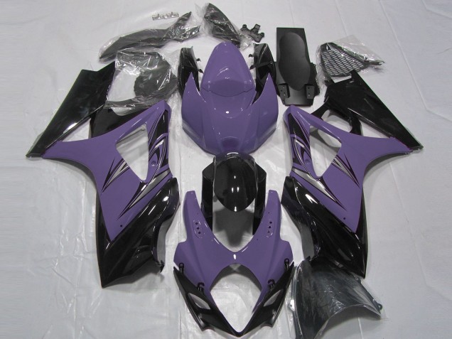 07-08 Morado Oscuro & Negro GSXR 1000 Carenado 07-08 Morado Oscuro & Negro GSXR 1000 Carenado