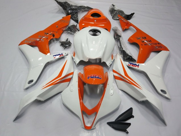 07-08 Naranja & Blanco HRC CBR600RR Carenado 07-08 Naranja & Blanco HRC CBR600RR Carenado