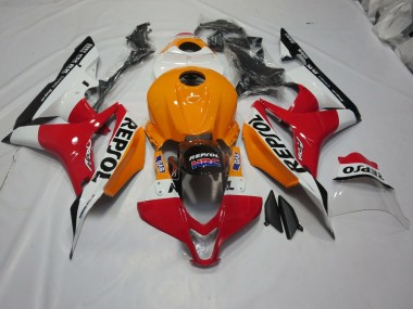 07-08 Naranja Claro & Blanco Repsol CBR600RR Carenado