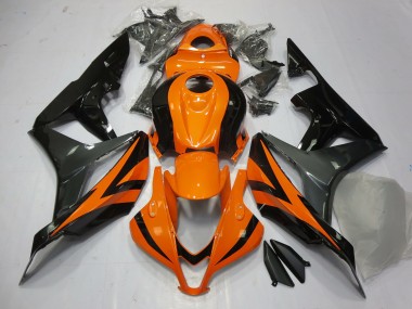 07-08 Naranja Gris & Negro CBR600RR Carenado