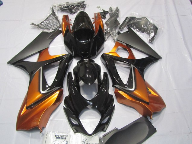 07-08 Naranja & Negro GSXR 1000 Carenado 07-08 Naranja & Negro GSXR 1000 Carenado