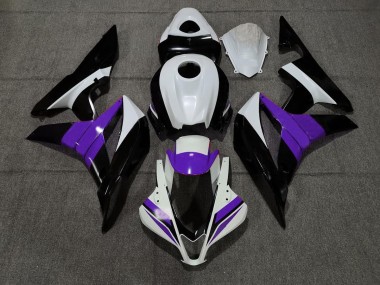 07-08 Negro Blanco & Púrpura CBR600RR Carenado