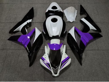 07-08 Negro Blanco & Púrpura CBR600RR Carenado