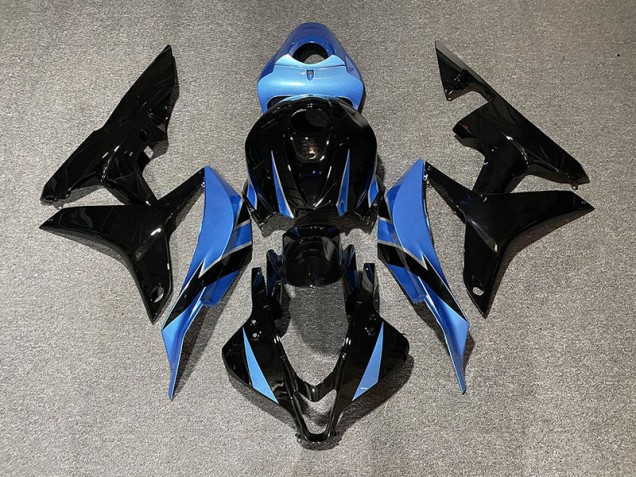 07-08 Negro Brillante & Azul Claro CBR600RR Carenado 07-08 Negro Brillante & Azul Claro CBR600RR Carenado