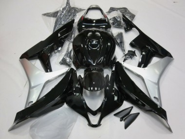 07-08 Negro Brillante & Plata CBR600RR Carenado