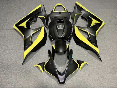 07-08 Negro Mate & Amarillo CBR600RR Carenado
